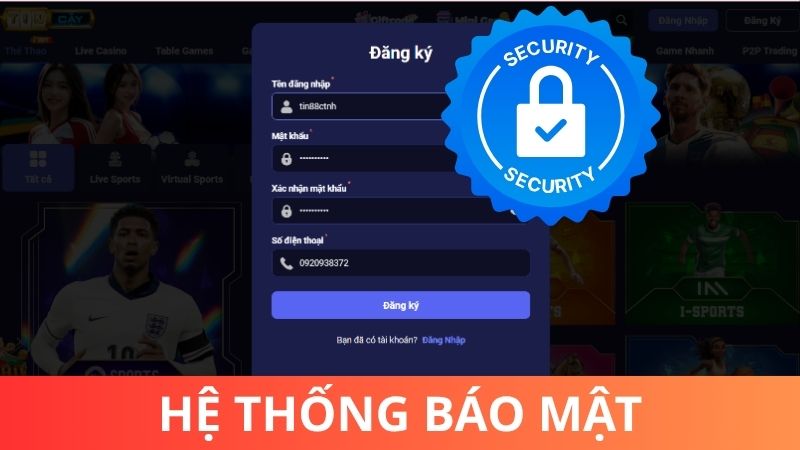 Hệ thống bảo mật và thanh toán của Tin88 an toàn